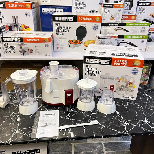 Geepas 4-in-1 Food Processor GSB9890 - Buy Online Pakistan | Galaxiee.com