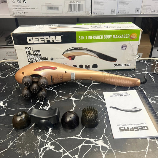 Geepas 5 In 1 Infrared Body Massager GM86038 - Buy Online Pakistan | Galaxiee.com