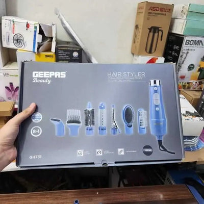 Geepas 8 in 1 Hair Styler(2 years Warranty)