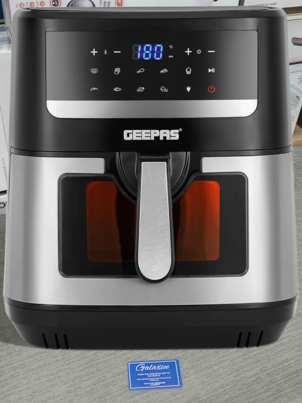 Geepas 9.2L Double Heating Digital Air Fryer 2150W | LED Display | GAF37544 - Buy Online Pakistan | Galaxiee.com