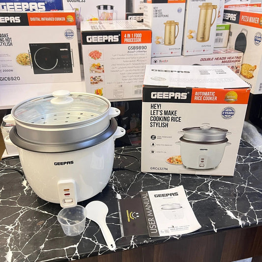 Geepas Automatic 2.8L Rice Maker GRC4327N - Buy Online Pakistan | Galaxiee.com