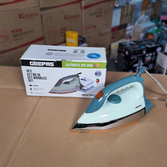 Geepas Automatic Dry Iron GDI23021P - Buy Online Pakistan | Galaxiee.com