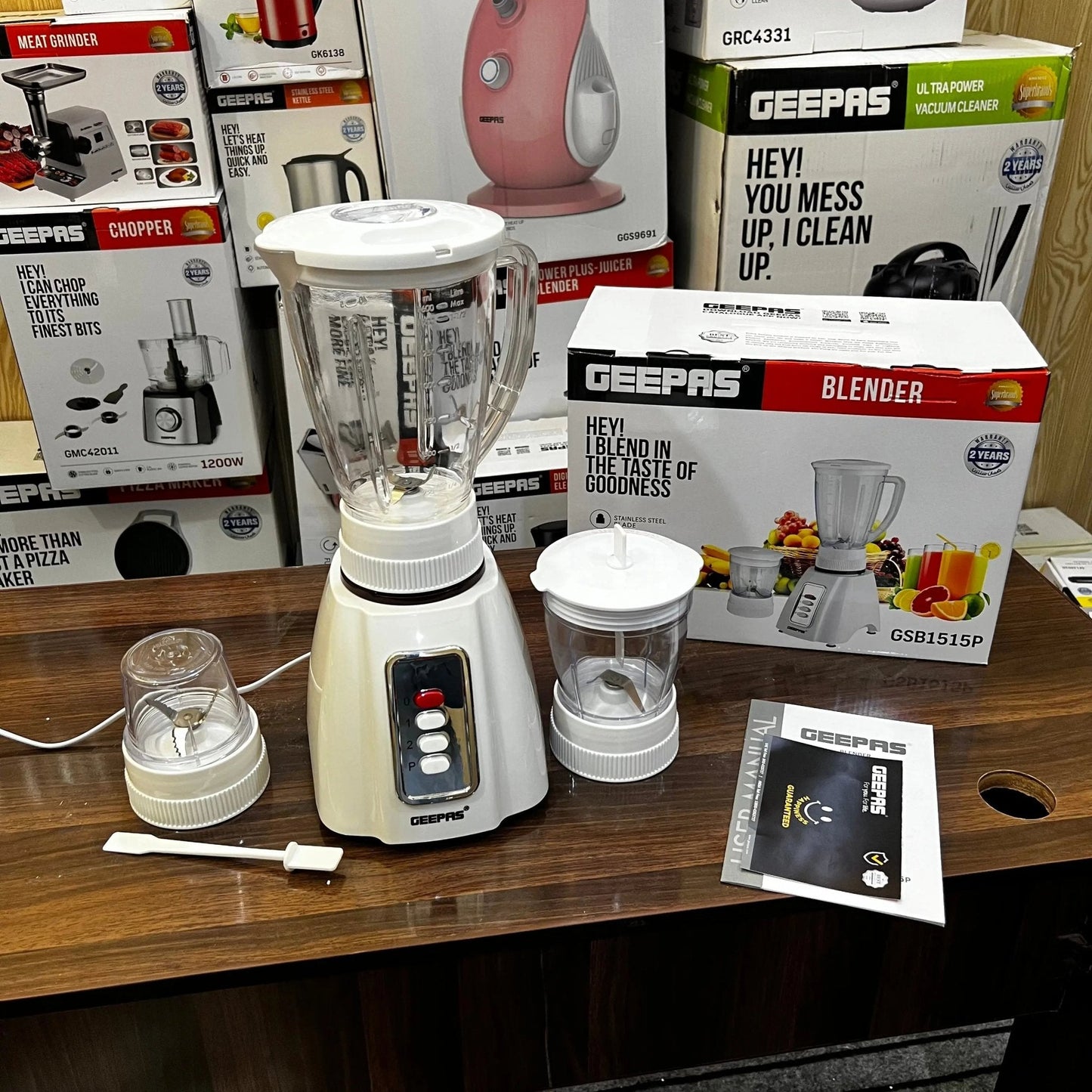 Geepas Blender GSB1515P - Galaxiee.com