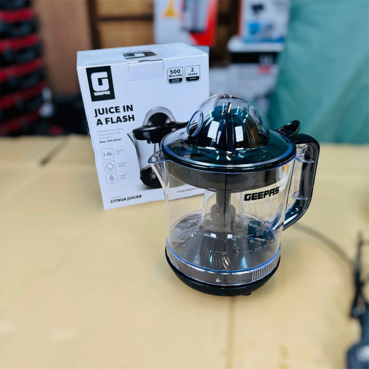 Geepas Citrus Juicer GCJ9900 – 1.0L Large Capacity, Two-Way Rotation - Buy Online Pakistan | Galaxiee.com