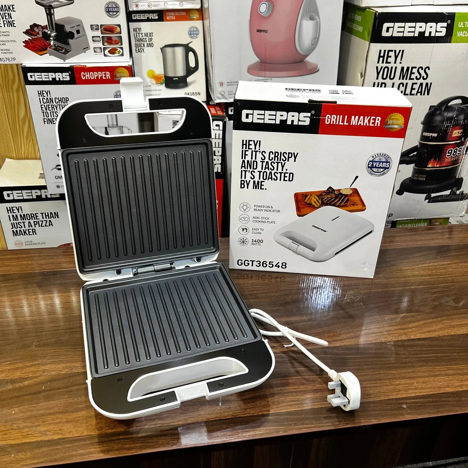 Geepas Grill Maker GGT36548 - Buy Online Pakistan | Galaxiee.com