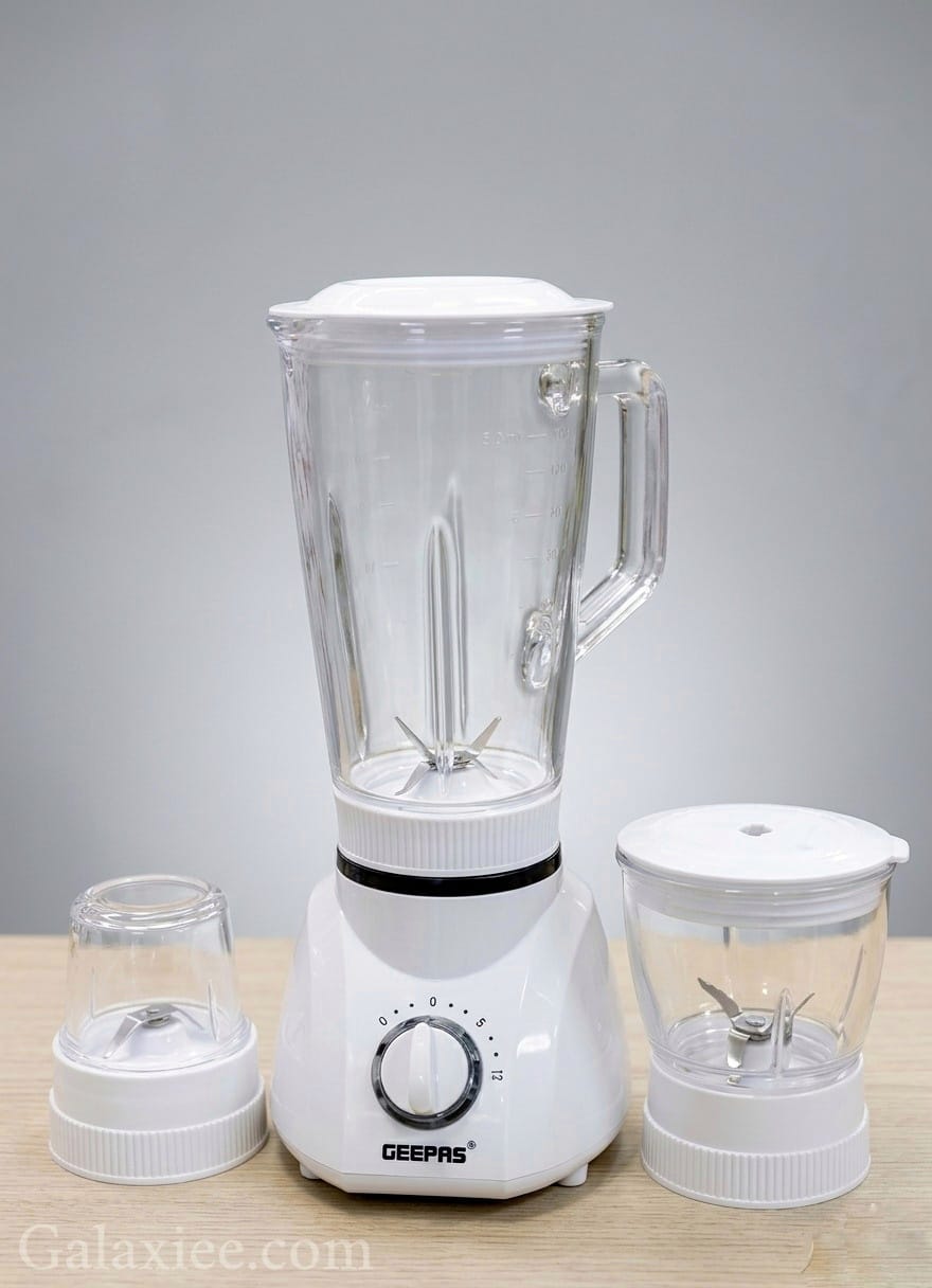 Geepas GSB1514P Powerplus Blender – 400W Glass Jar Blender