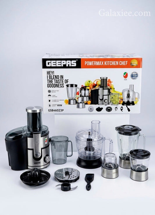 Geepas GSB46023P 4-in-1 Powermax Kitchen Chef – 800W - Buy Online Pakistan | Galaxiee.com
