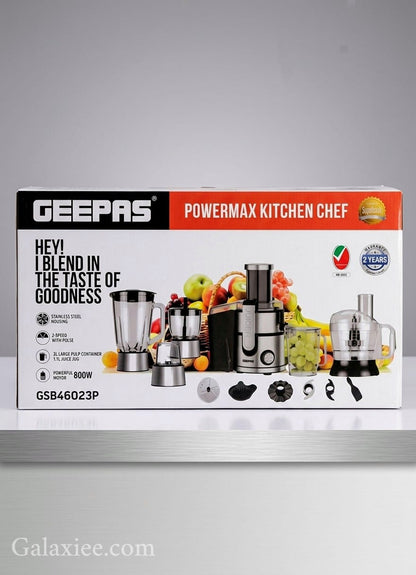 Geepas GSB46023P 4-in-1 Powermax Kitchen Chef – 800W - Buy Online Pakistan | Galaxiee.com