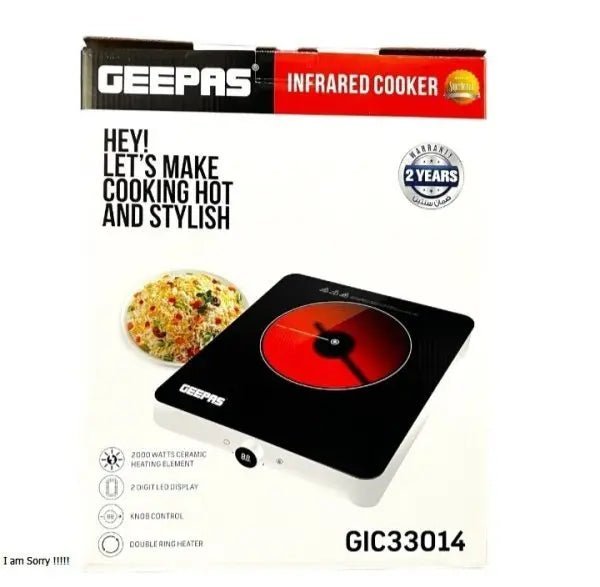 Geepas Infrared Cooker GIC33014 - Galaxiee.com