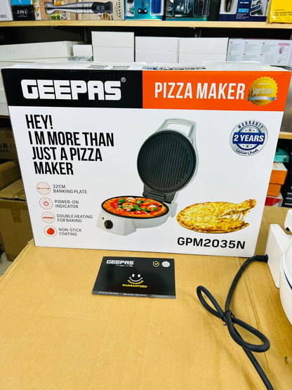 Geepas Pizza Maker GPM2035N (2 years warranty) - Buy Online Pakistan | Galaxiee.com