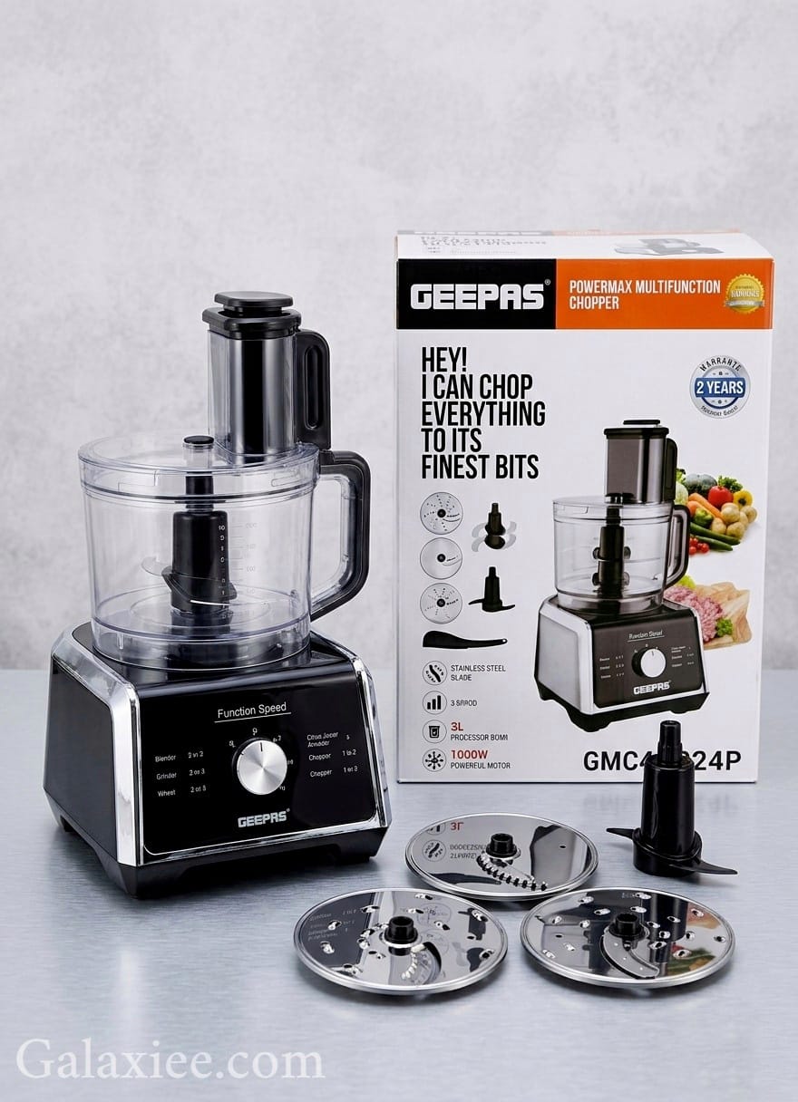 Geepas Powermax Multifunction Chopper GMC46024P 1200W - Buy Online Pakistan | Galaxiee.com