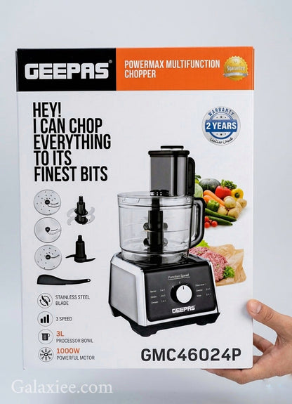 Geepas Powermax Multifunction Chopper GMC46024P 1200W - Buy Online Pakistan | Galaxiee.com
