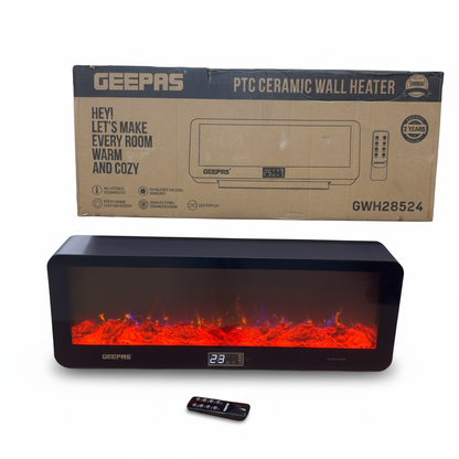 Geepas PTC Ceramic Wall Heater 28524 – 3300W Smart Electric Heater with Remote, Timer & - Buy Online Pakistan | Galaxiee.com