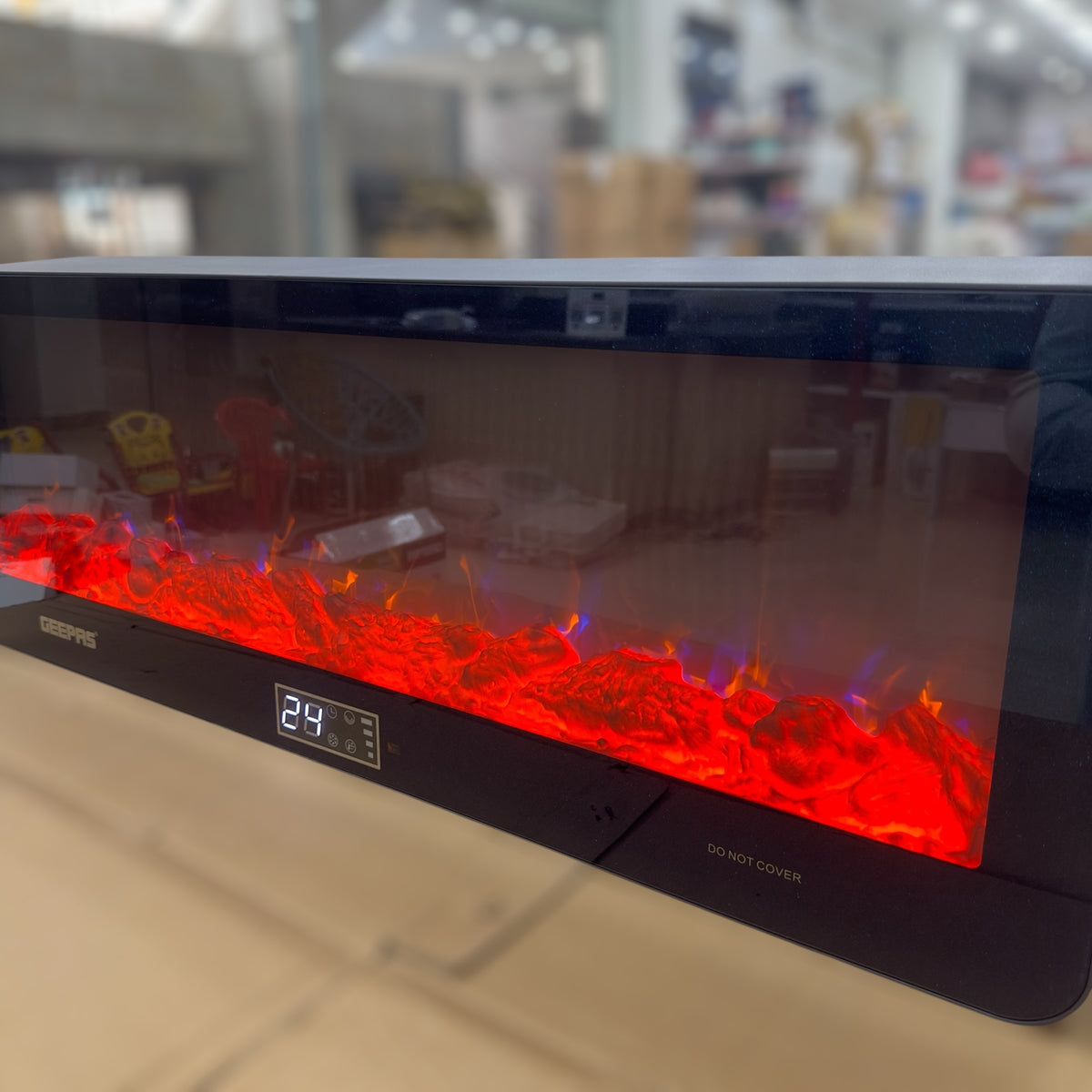 Geepas PTC Ceramic Wall Heater 28524 – 3300W Smart Electric Heater with Remote, Timer & - Buy Online Pakistan | Galaxiee.com