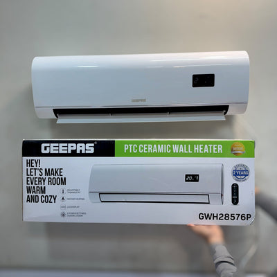 Geepas PTC Ceramic Wall Heater – GWH28576P | 2000W/3300W | Instant Heating