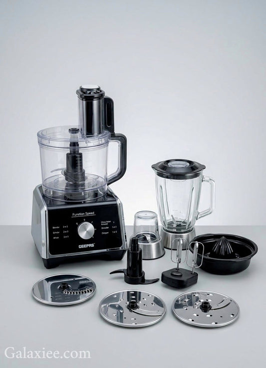 Geepas UltraPower GMC46025P 11-in-1 Food Processor 1000W - Buy Online Pakistan | Galaxiee.com