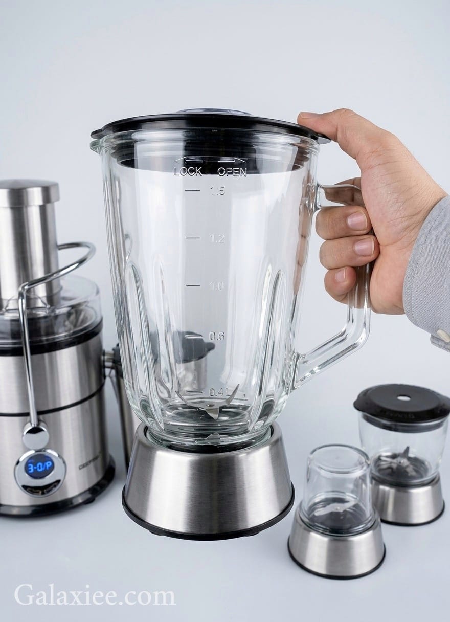 Geepas UltraPower GSB5491P 4-in-1 Digital Juicer & Blender 1000W - Buy Online Pakistan | Galaxiee.com
