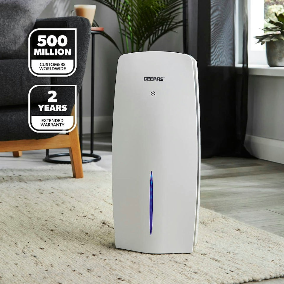 Geepas Ultrasonic Humidifier – 2.6L Cool Mist Air Purifier | 360° Nozzle & Touch Control - Buy Online Pakistan | Galaxiee.com