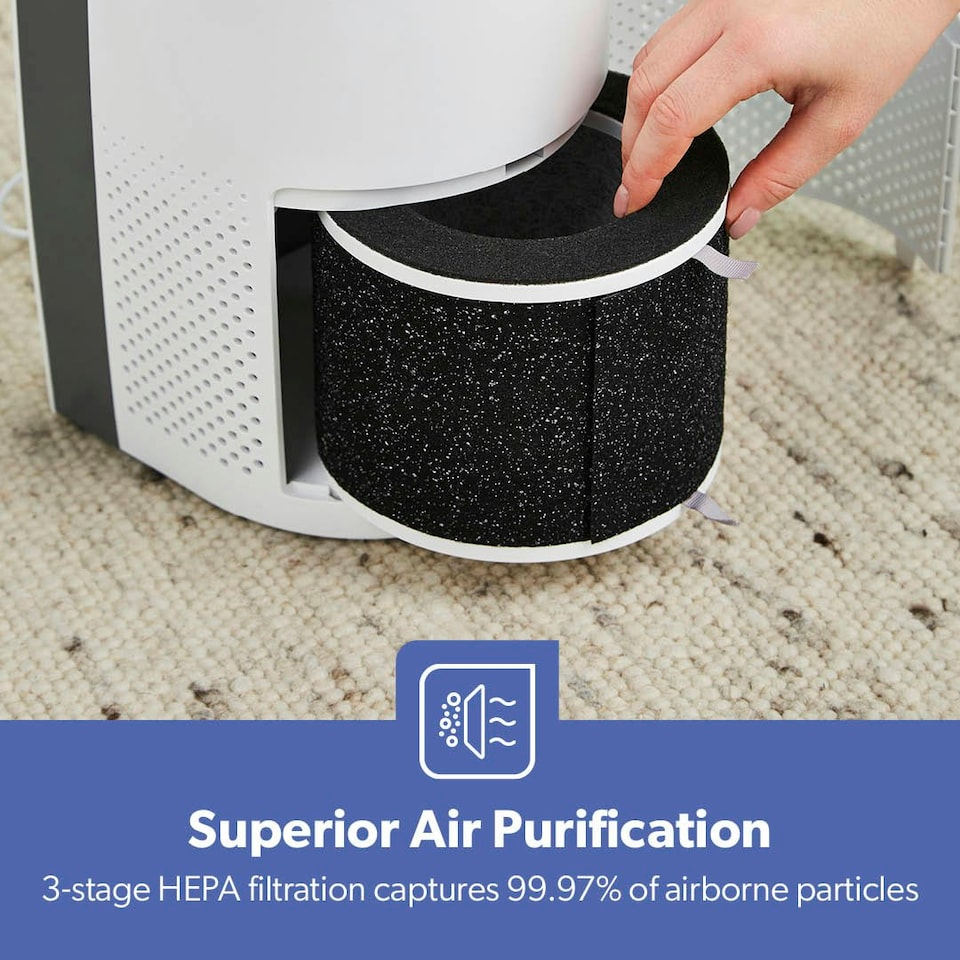 Geepas Ultrasonic Humidifier – 2.6L Cool Mist Air Purifier | 360° Nozzle & Touch Control - Buy Online Pakistan | Galaxiee.com