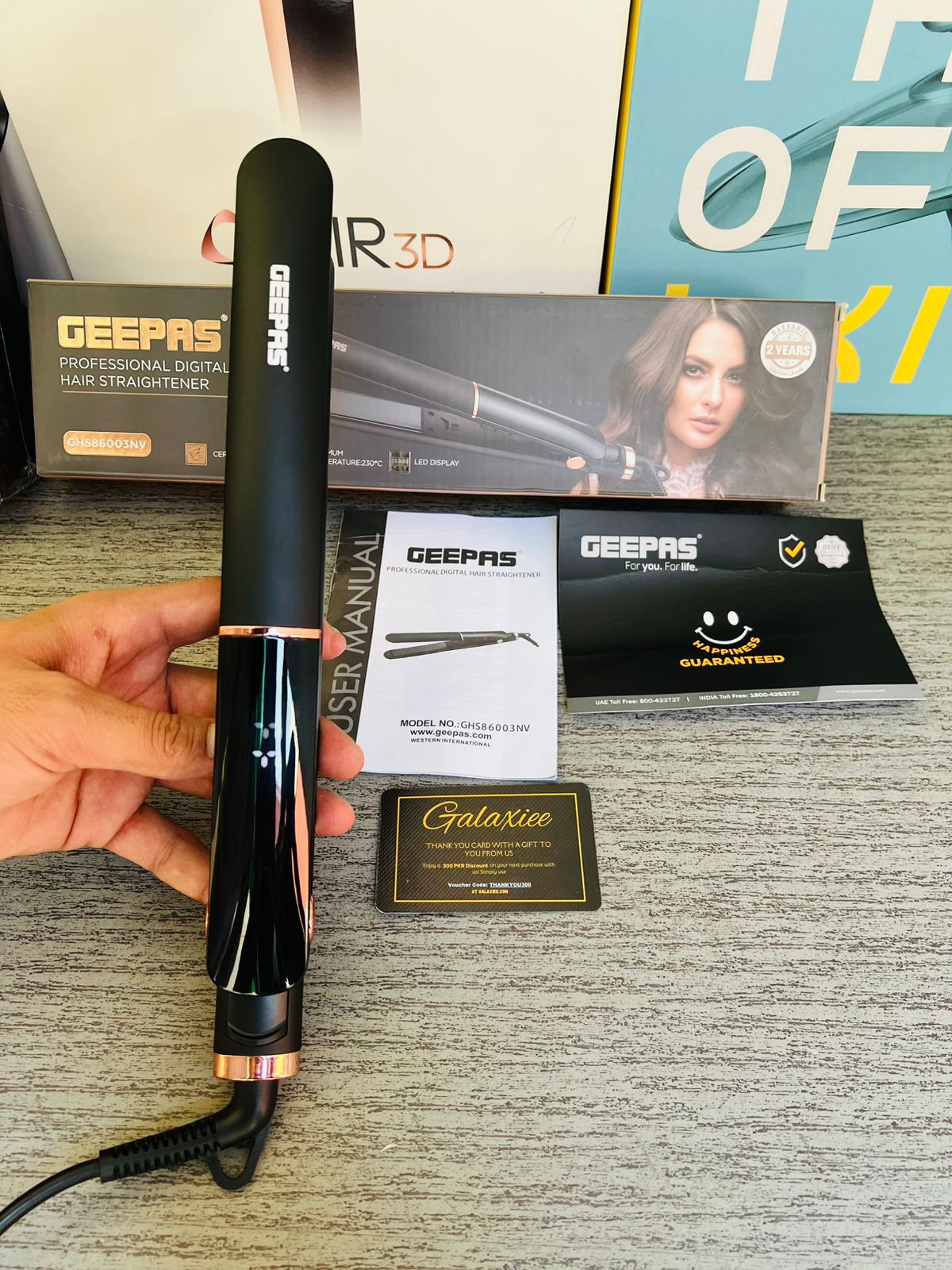 Geepass Digital Hair Straightener – GHS86003NY - Buy Online Pakistan | Galaxiee.com