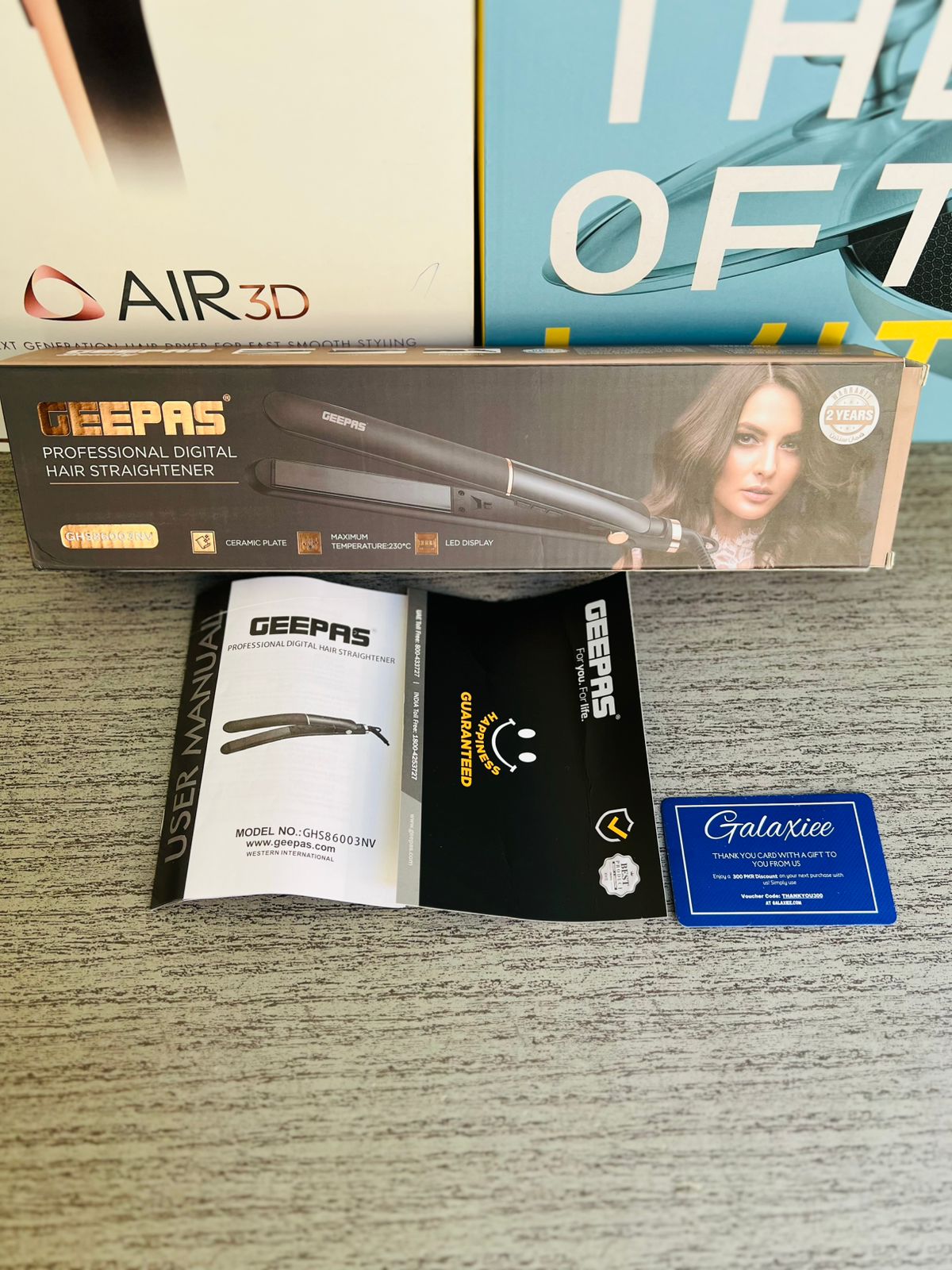 Geepass Digital Hair Straightener – GHS86003NY - Buy Online Pakistan | Galaxiee.com
