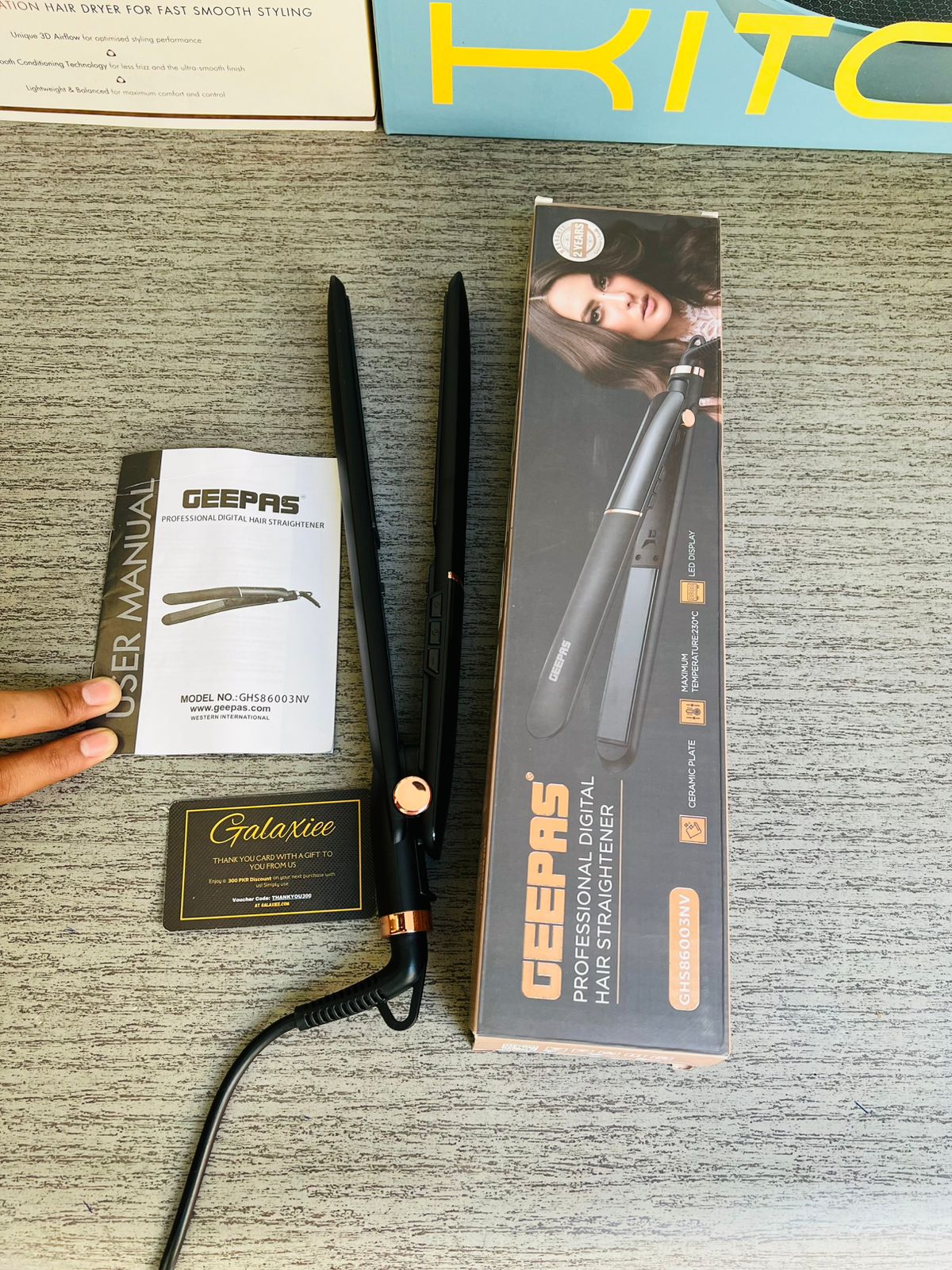 Geepass Digital Hair Straightener – GHS86003NY - Buy Online Pakistan | Galaxiee.com