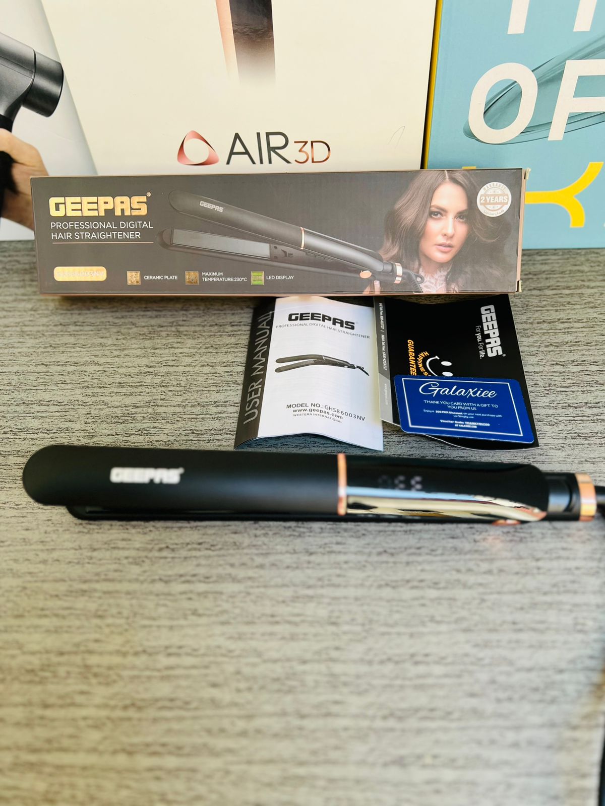 Geepass Digital Hair Straightener – GHS86003NY - Buy Online Pakistan | Galaxiee.com