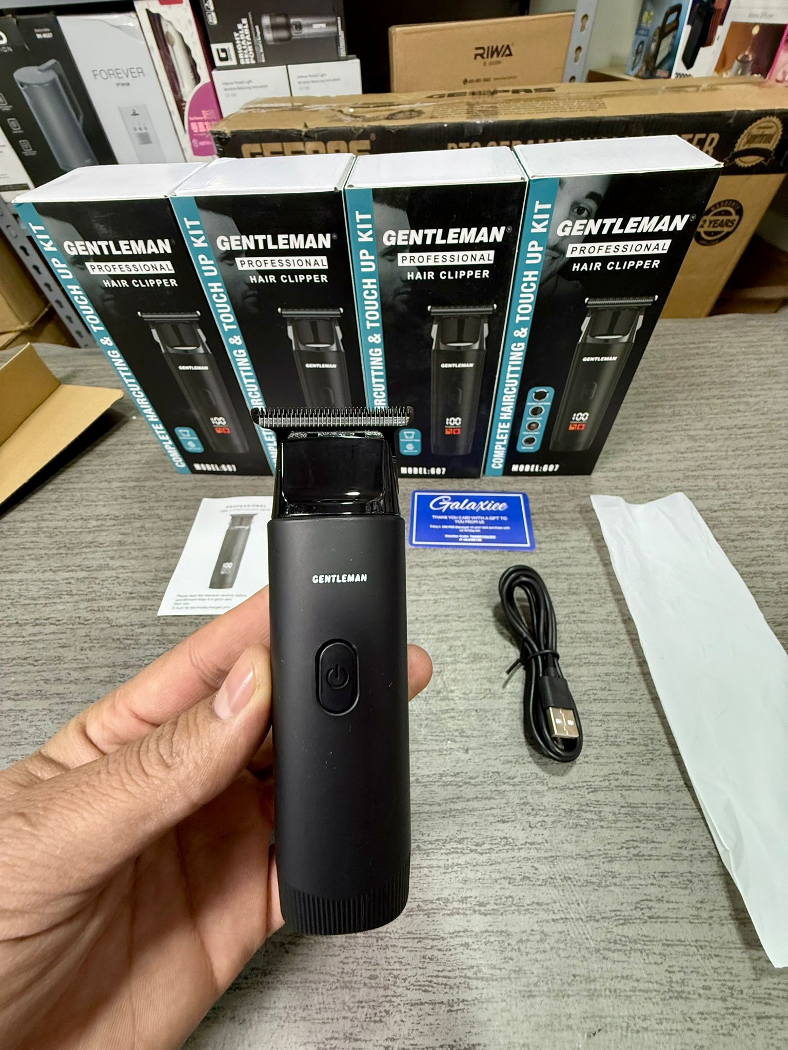 Gentleman Professional Hair Clipper Touch-Up Kit – Model 607 - Buy Online Pakistan | Galaxiee.com