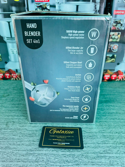 German Lot Imported Boma 4-in-1 Hand Blender - Buy Online Pakistan | Galaxiee.com