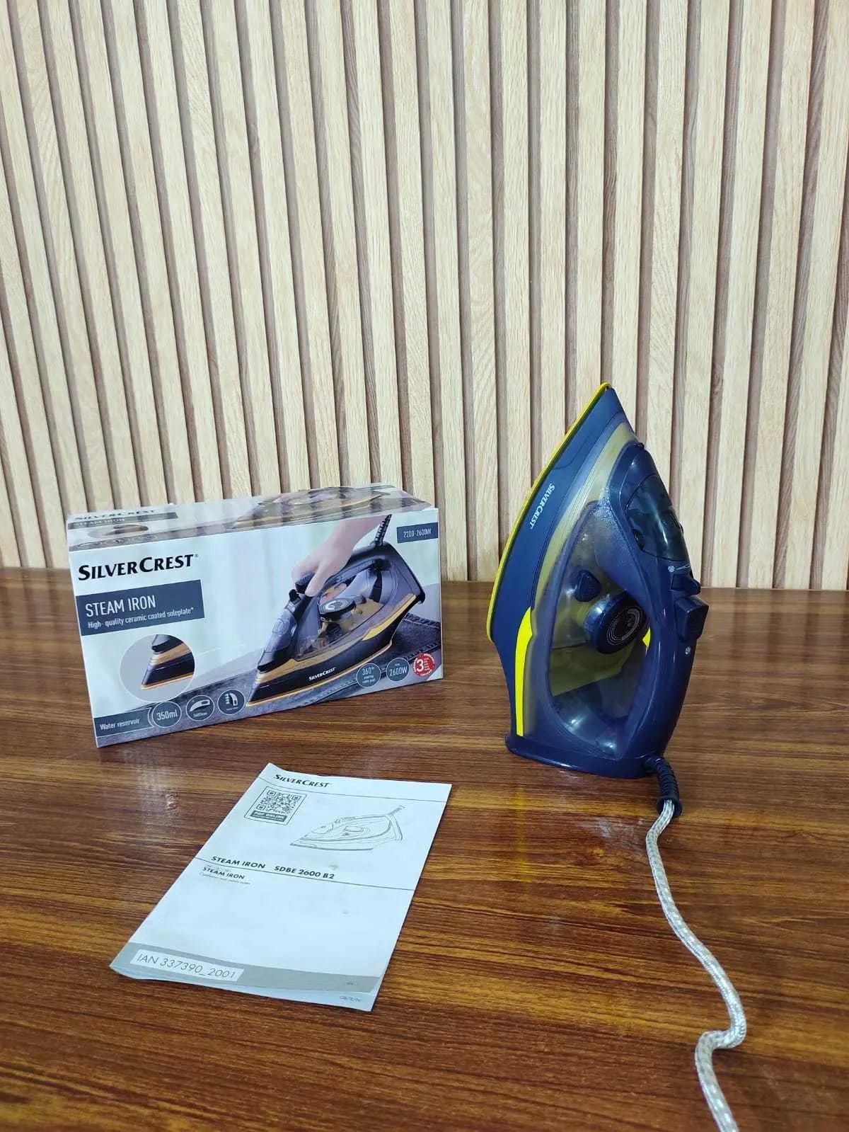 German Lot Imported Silver Crest Steam Iron - Galaxiee.com