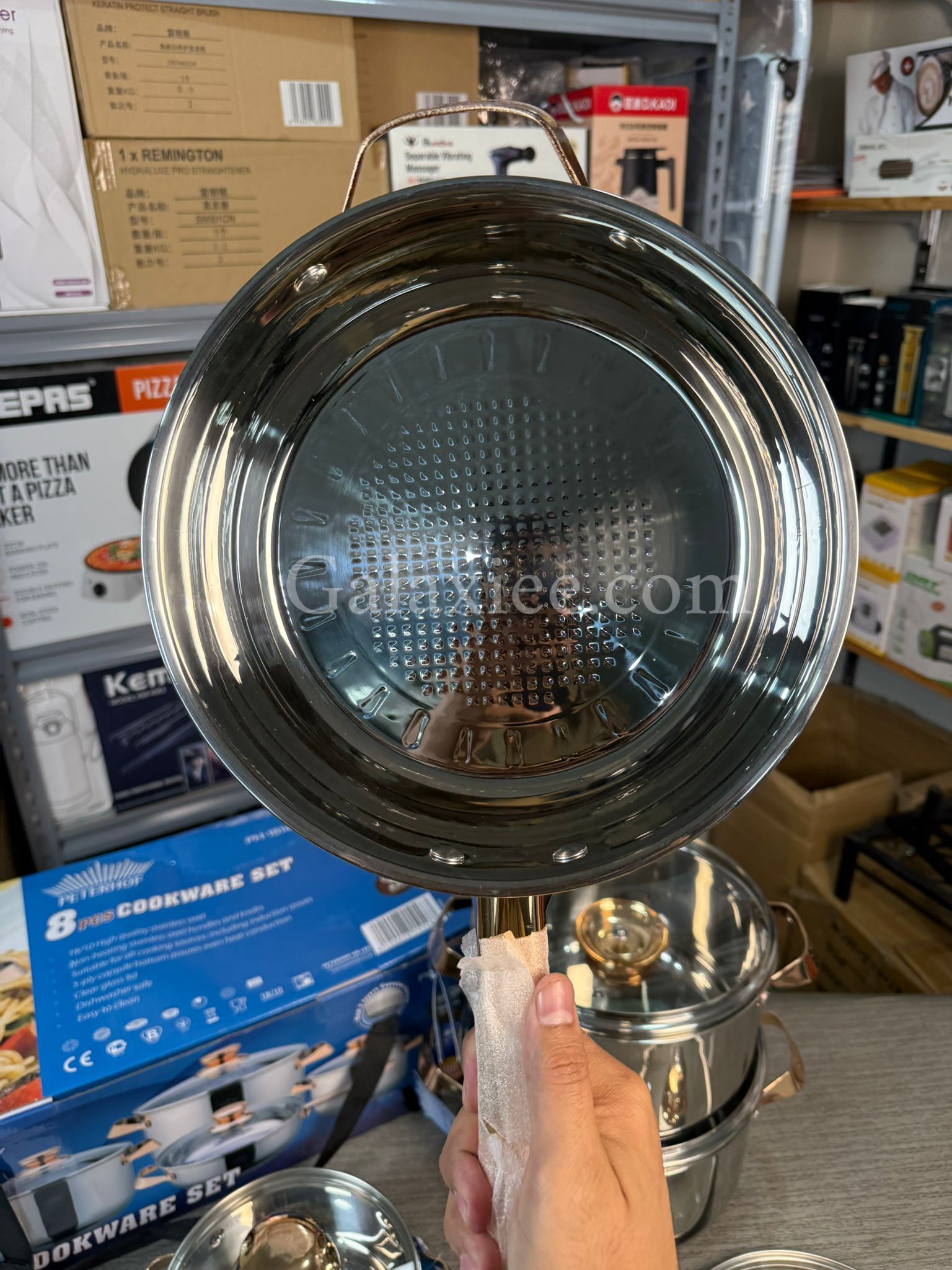 German Lot Peterhof 8-Piece Stainless Steel Cookware Set | Premium PH-Series - Buy Online Pakistan | Galaxiee.com