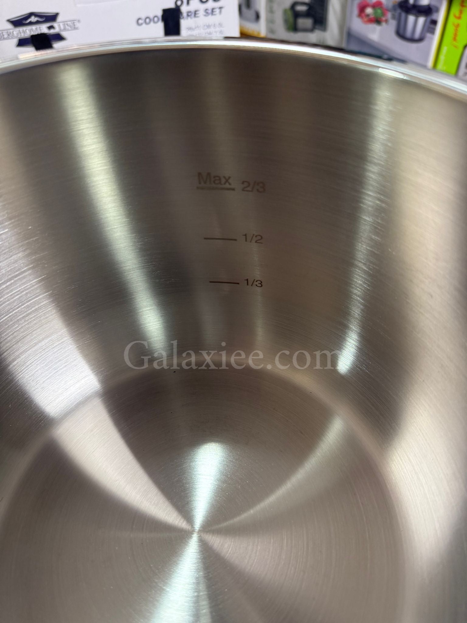 German Lot Royal King 2-in-1 Pressure Cooker 4 L + 6 L | 22 cm Stainless Steel - Buy Online Pakistan | Galaxiee.com