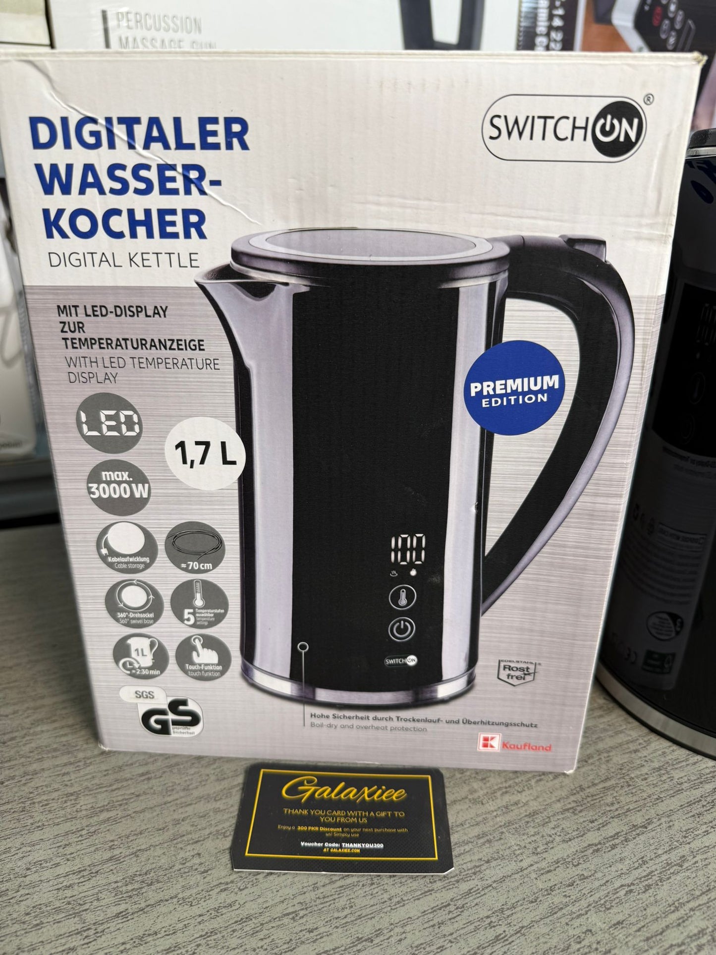 German Lot SwitchOn Smart Digital Kettle – 1.7 L - Buy Online Pakistan | Galaxiee.com