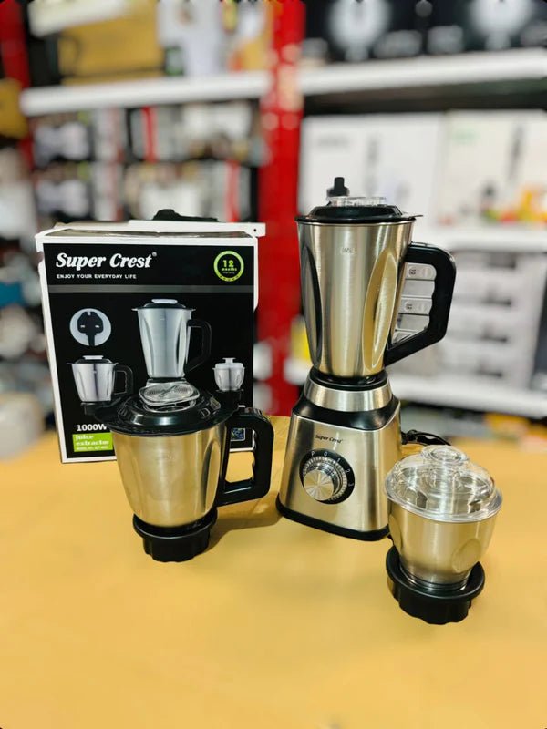 Germany lot important super crest 3 in 1 stainless steel blender - Buy Online Pakistan | Galaxiee.com