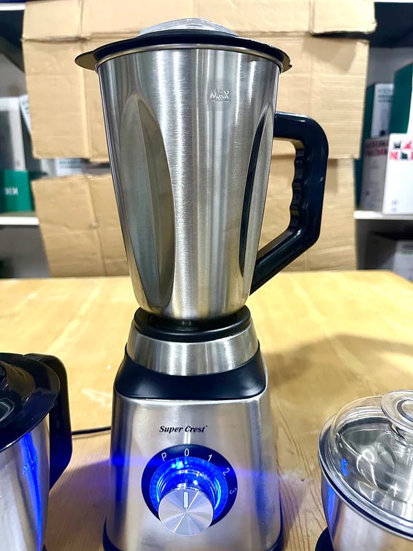 Germany lot important super crest 3 in 1 stainless steel blender - Buy Online Pakistan | Galaxiee.com