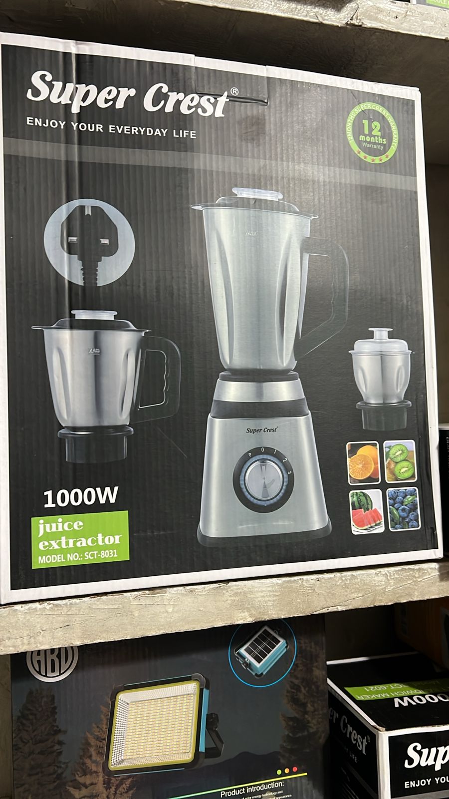 Germany lot important super crest 3 in 1 stainless steel blender - Buy Online Pakistan | Galaxiee.com