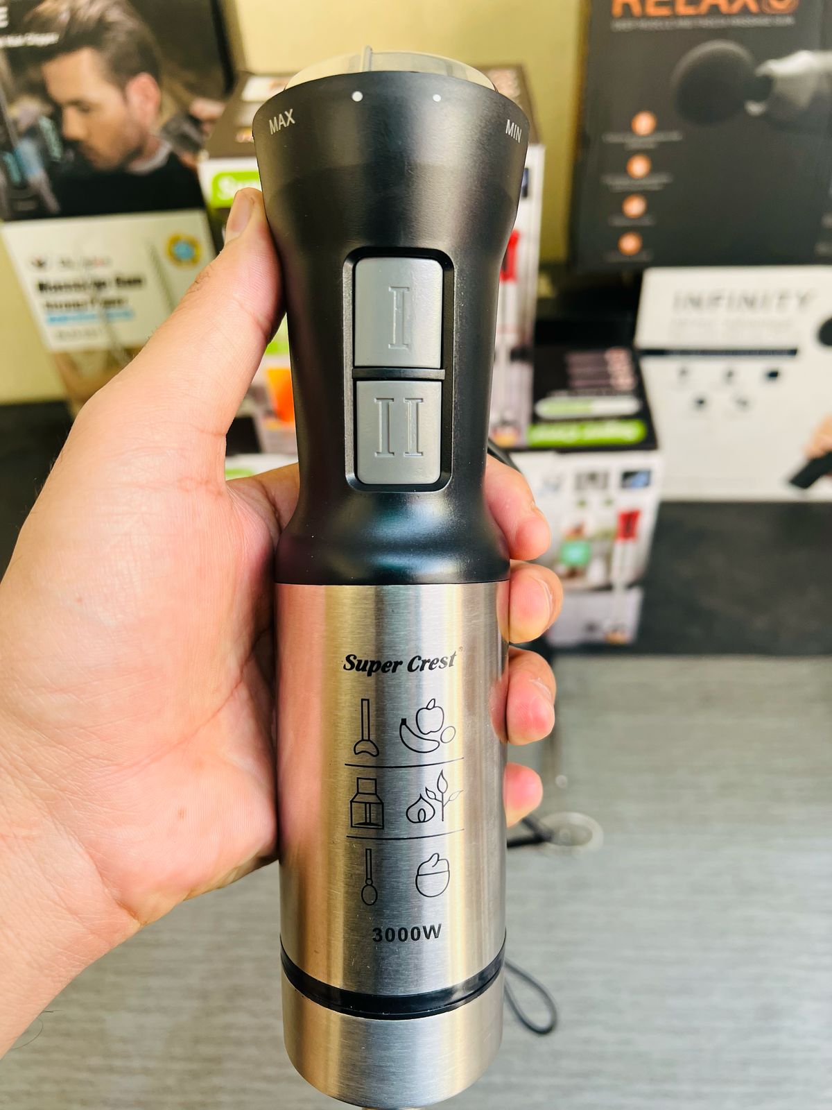 Germany Lot Imported Super Crest 5-in-1 Hand Blender Set SCT-7008 - Buy Online Pakistan | Galaxiee.com