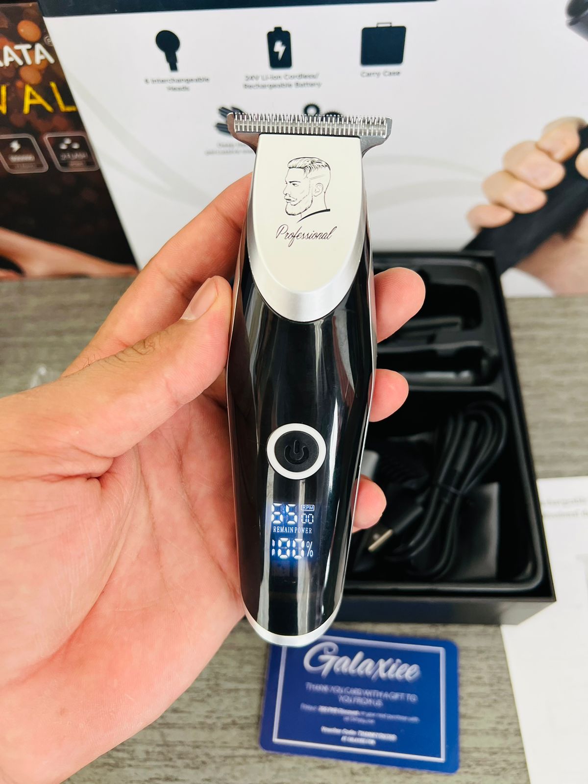 GTS Professional Hair Clipper – Precision Barber Trimmer - Buy Online Pakistan | Galaxiee.com