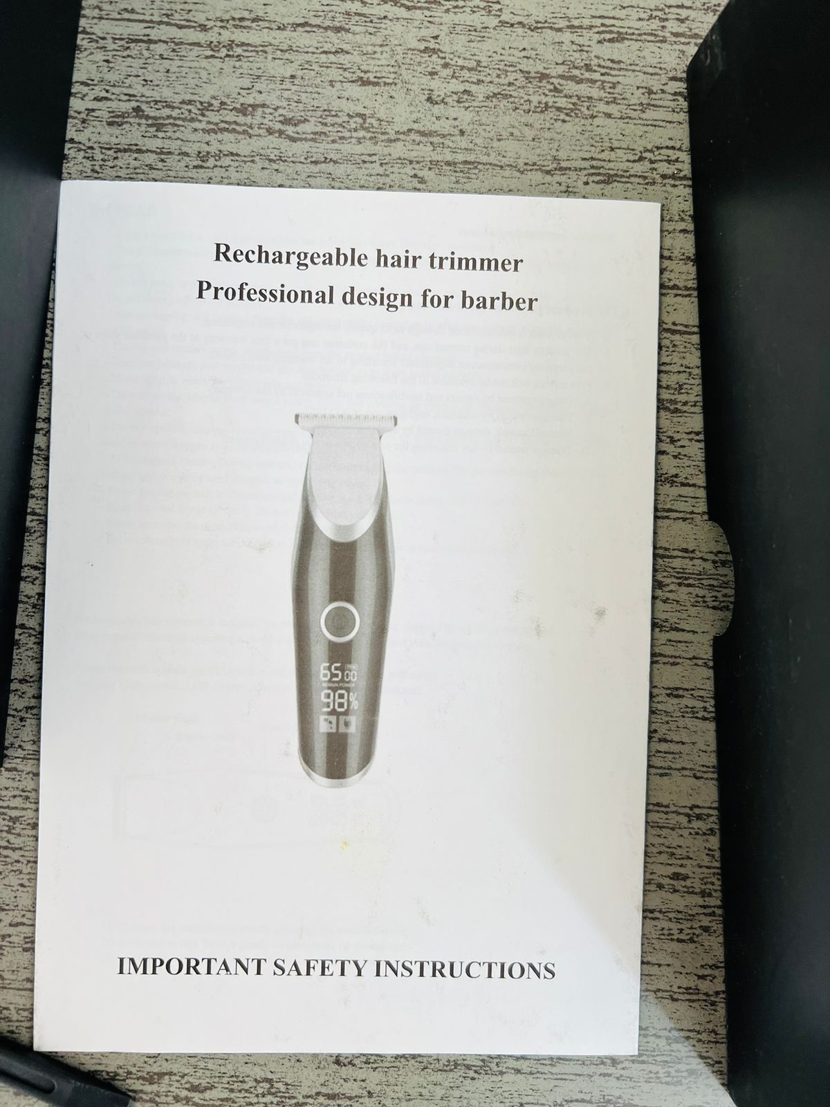 GTS Professional Hair Clipper – Precision Barber Trimmer - #galaxiee.com#