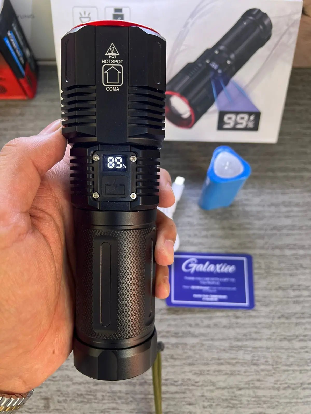 Heavy Duty DIGITAL  FLASH LIGHT (TORCH ) Lot Imported - Buy Online Pakistan | Galaxiee.com