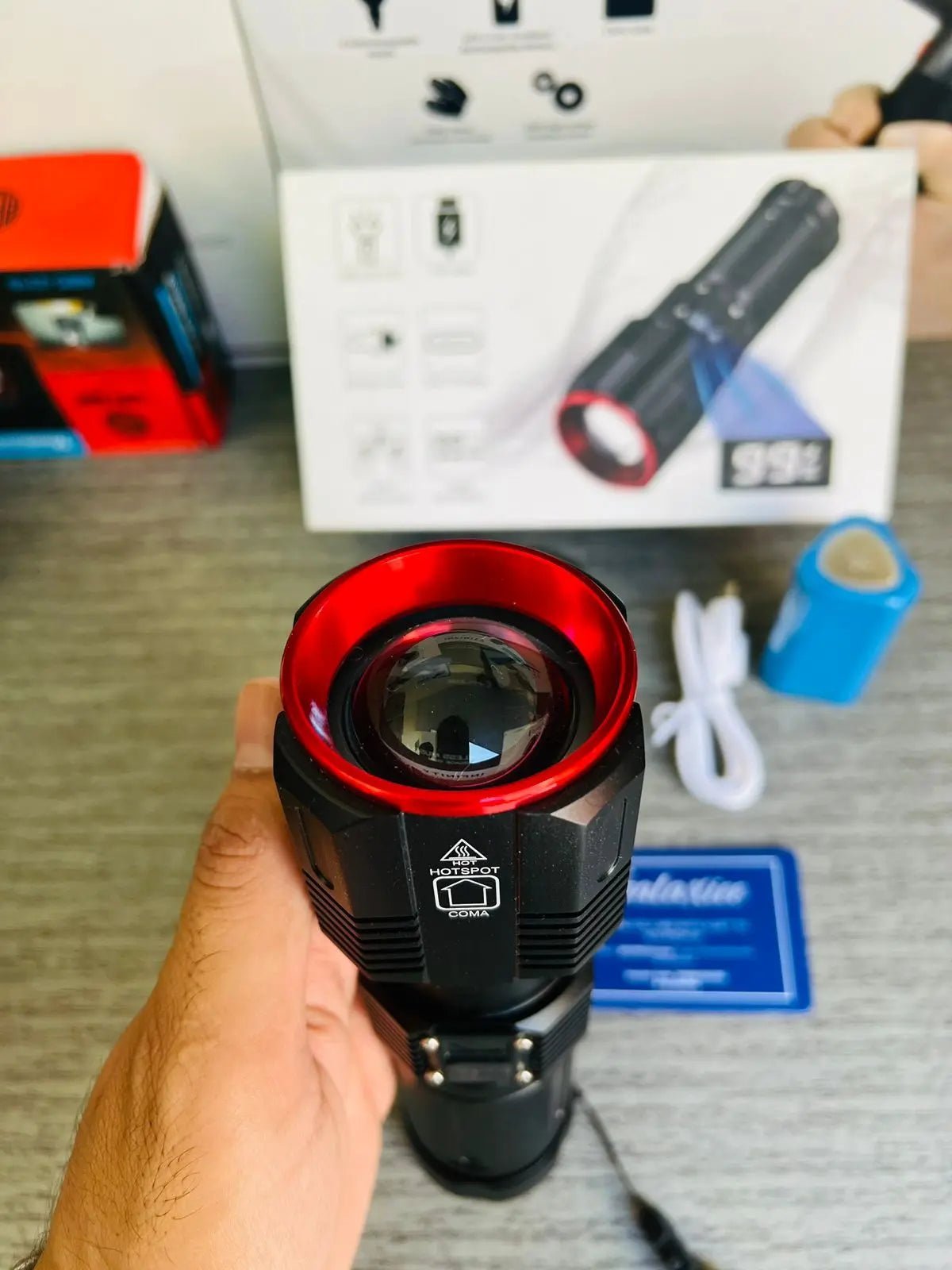 Heavy Duty DIGITAL  FLASH LIGHT (TORCH ) Lot Imported - Buy Online Pakistan | Galaxiee.com