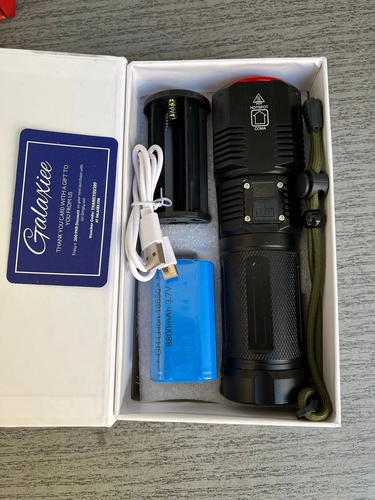 Heavy Duty DIGITAL  FLASH LIGHT (TORCH ) Lot Imported - Buy Online Pakistan | Galaxiee.com