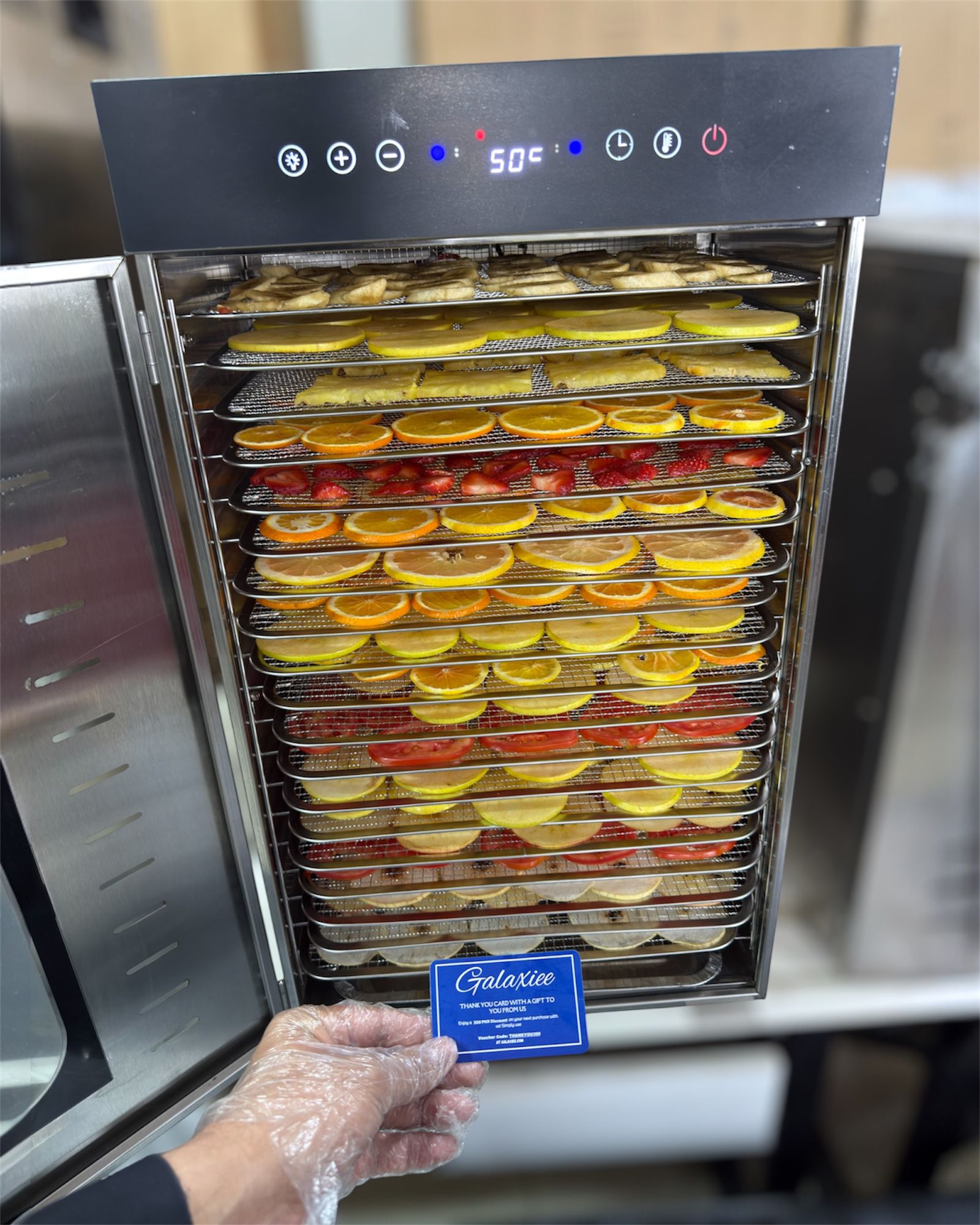 High Power 1500W Food Dehydrator 20 Trays – Stainless Steel Commercial Model - Buy Online Pakistan | Galaxiee.com