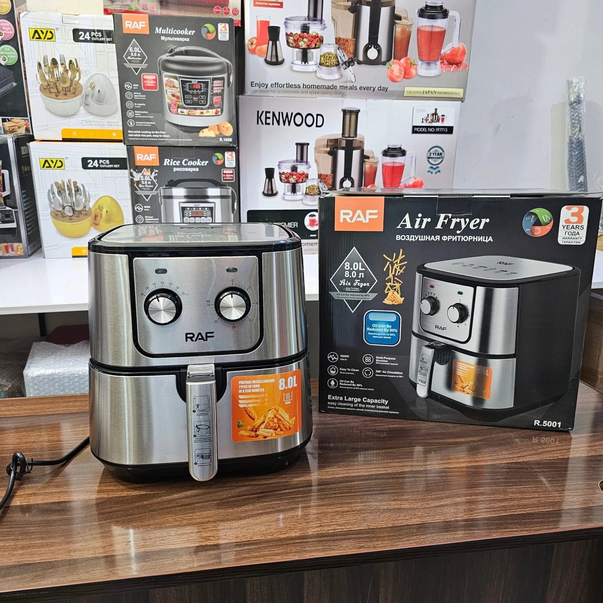 HongKong Lot Imported RAF 8L Air Fryer - Galaxiee.com