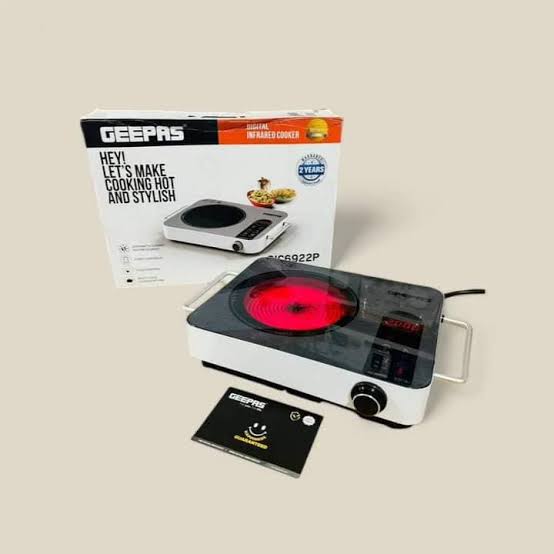 Geepas Digital Infrared Cooker (GIC6922P-3K) | 3000W Hot Plate
