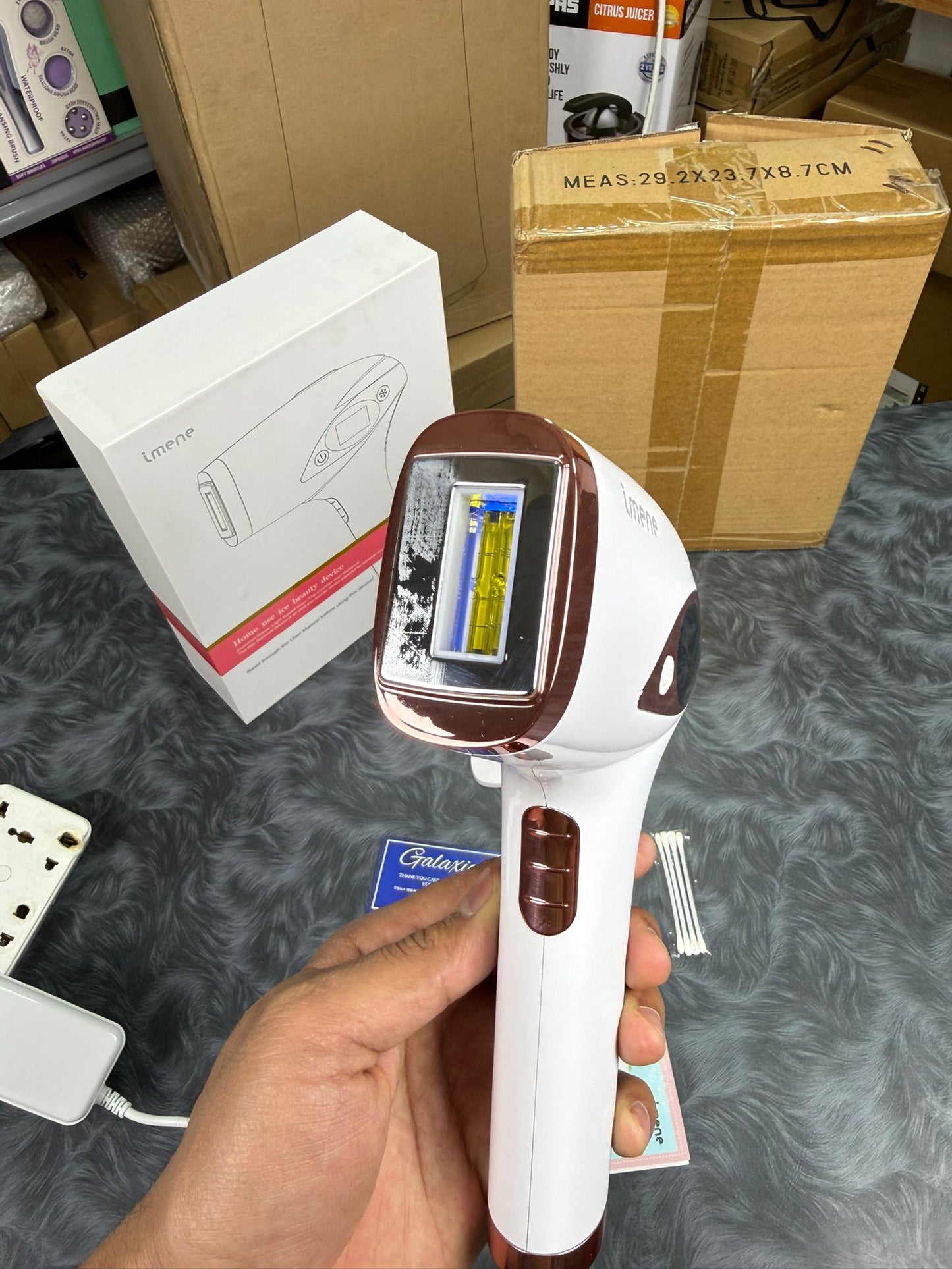 IMENE IPL Hair Removal Device – Ice Painless Permanent Hair Remover, 500,000 Flashes, 5 - Buy Online Pakistan | Galaxiee.com