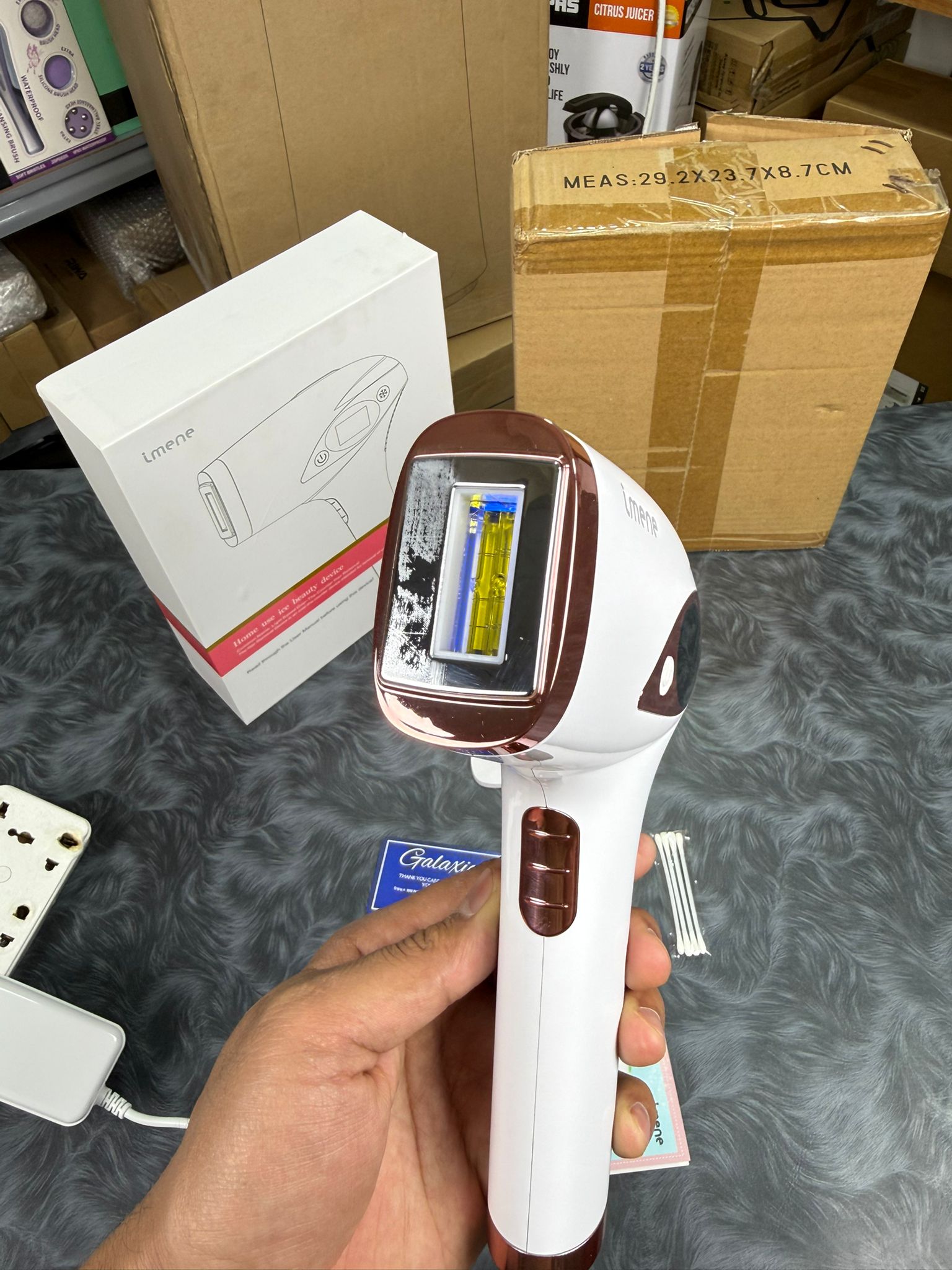 IMENE IPL Hair Removal Device – Ice Painless Permanent Hair Remover, 500,000 Flashes, 5 - Buy Online Pakistan | Galaxiee.com