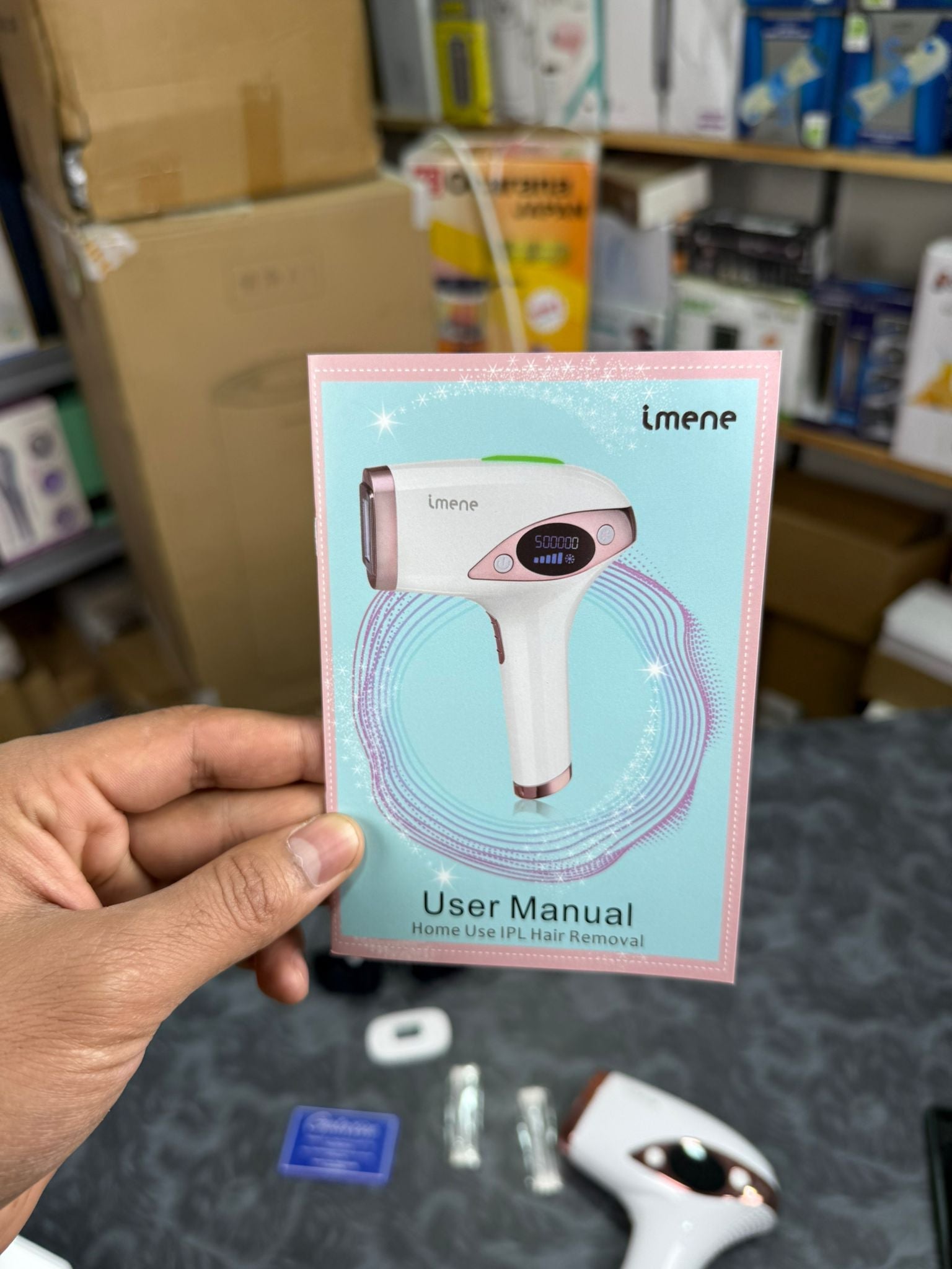 IMENE IPL Hair Removal Device – Ice Painless Permanent Hair Remover, 500,000 Flashes, 5 - Buy Online Pakistan | Galaxiee.com