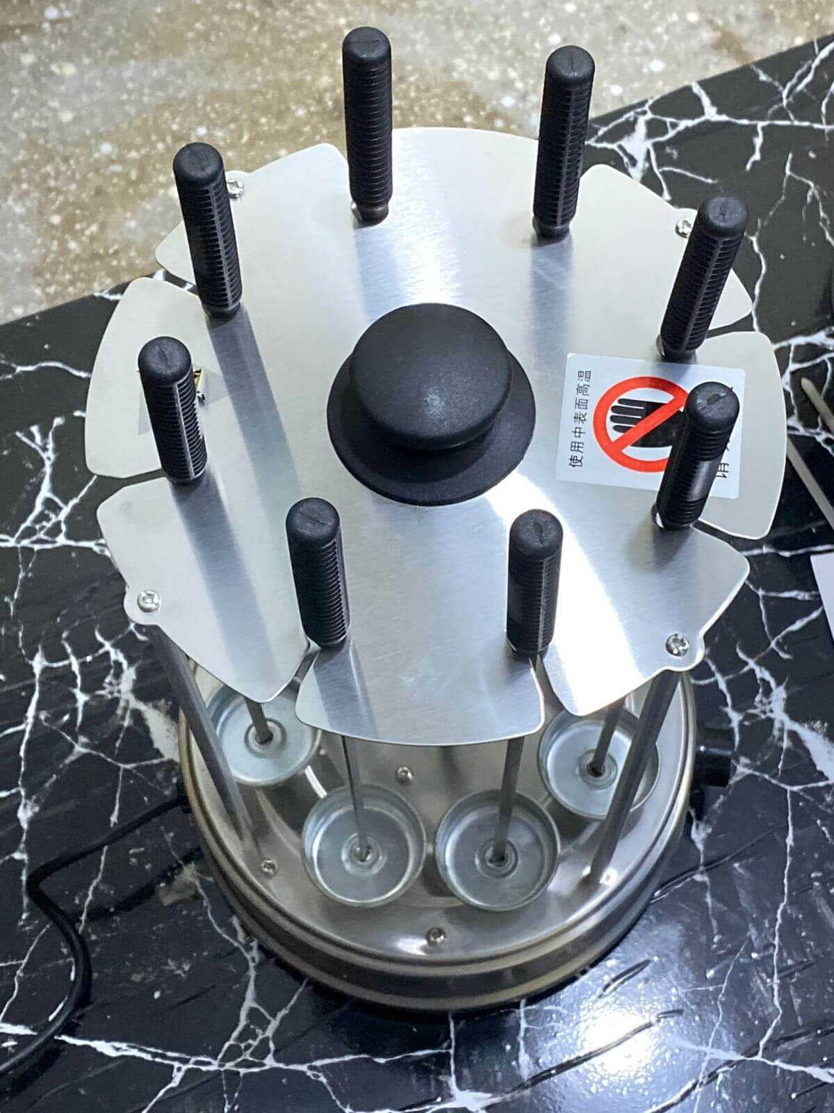 Zilan Vertical Electric Grill Machine – 6 Skewers Rotating BBQ & Kebab Maker | Indoor Smokeless Grill