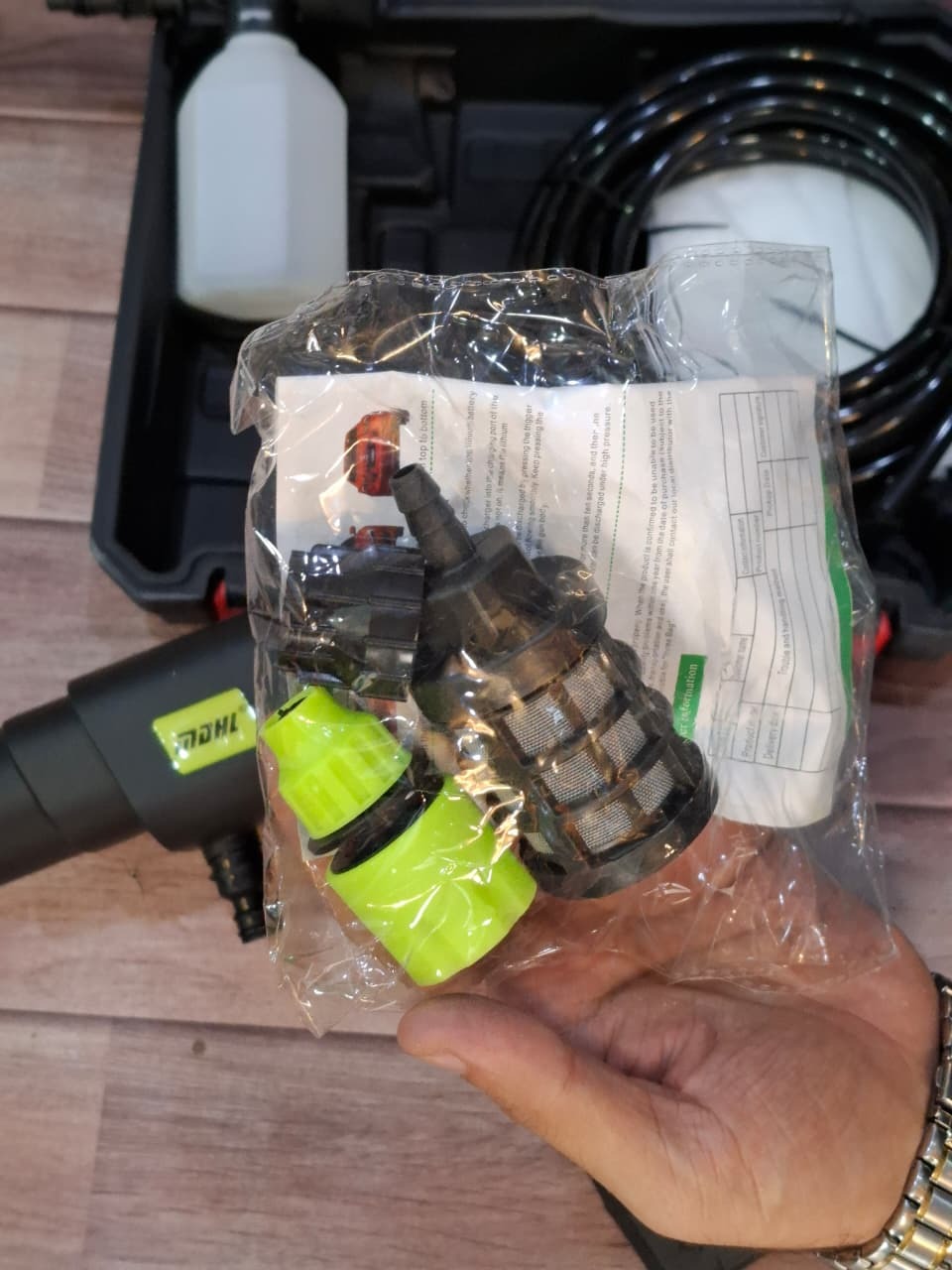 MDHL touch solar & car pressure washer 48v battery